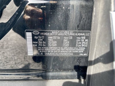 2022 Hyundai SANTA FE Limited