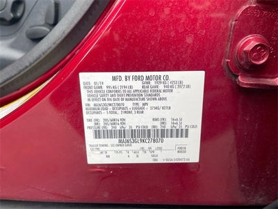 2019 Ford EcoSport SE