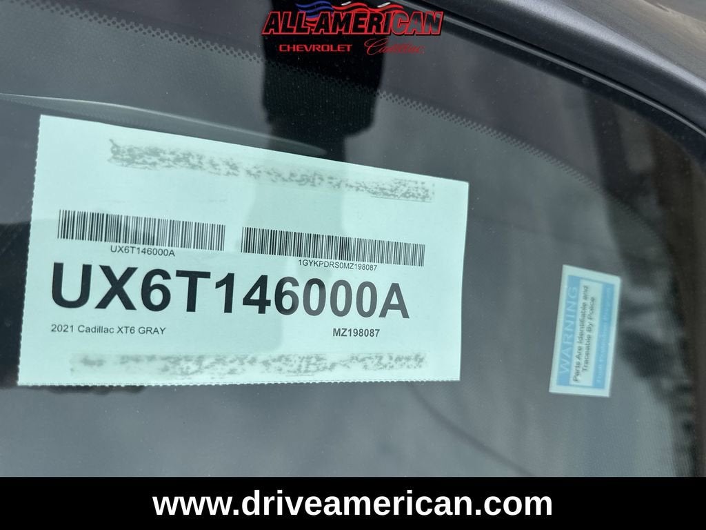 2021 Cadillac XT6 Premium Luxury