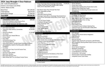 2024 Jeep Wrangler 4-Door Rubicon 4x4