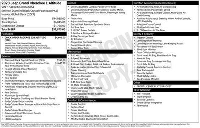 2023 Jeep Grand Cherokee L Altitude 4x4