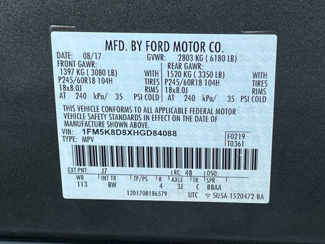 2017 Ford Explorer XLT