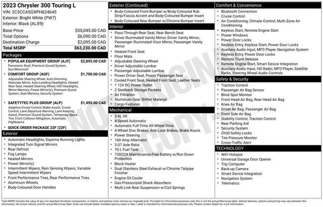 2023 Chrysler 300 Touring-L AWD