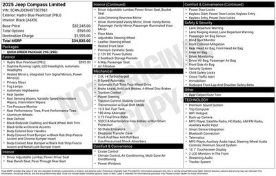 2025 Jeep Compass Limited 4x4