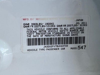 2011 Mitsubishi Lancer ES