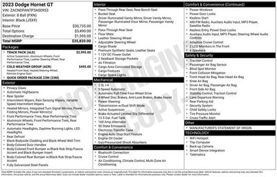 2023 Dodge Hornet GT