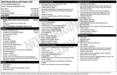 2023 Buick Encore GX Select