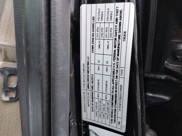 2016 Ford F-150 XLT
