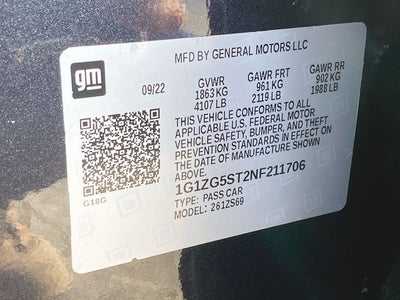 2022 Chevrolet Malibu RS