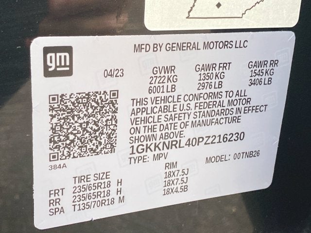 2023 GMC Acadia SLE