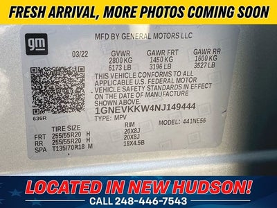 2022 Chevrolet Traverse Premier