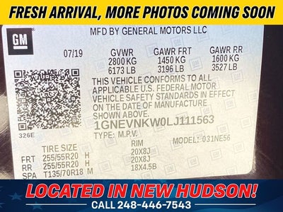 2020 Chevrolet Traverse High Country