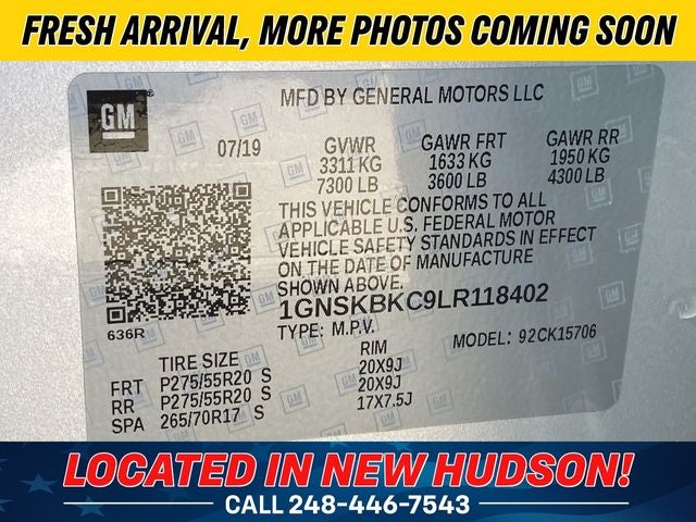 2020 Chevrolet Tahoe LT