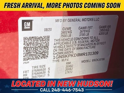 2021 Chevrolet Tahoe Z71