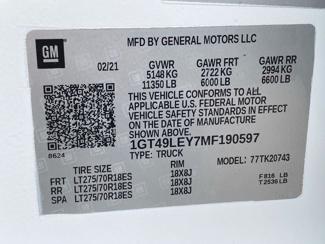 2021 GMC Sierra 2500HD Base