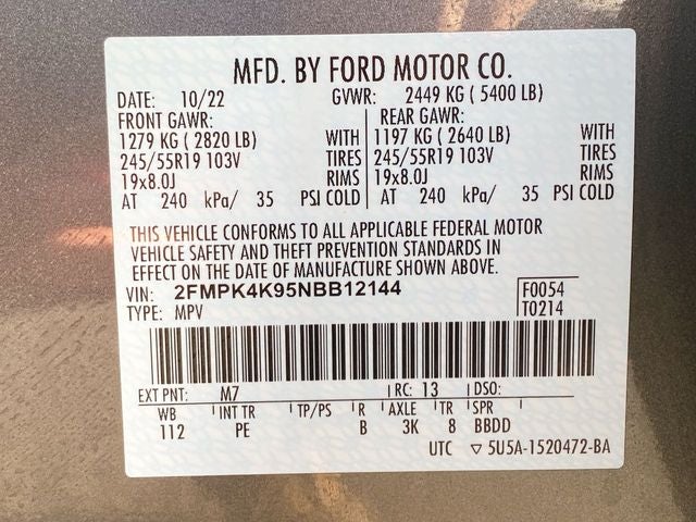 2022 Ford Edge Titanium