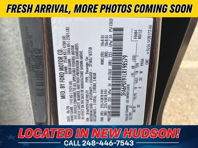 2020 Ford Fusion SE