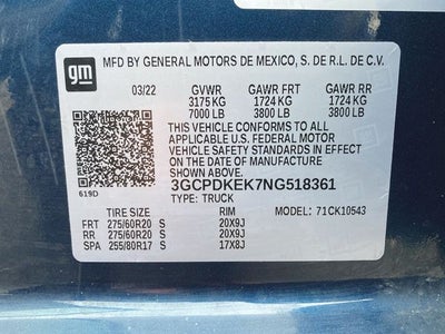 2022 Chevrolet Silverado 1500 LT