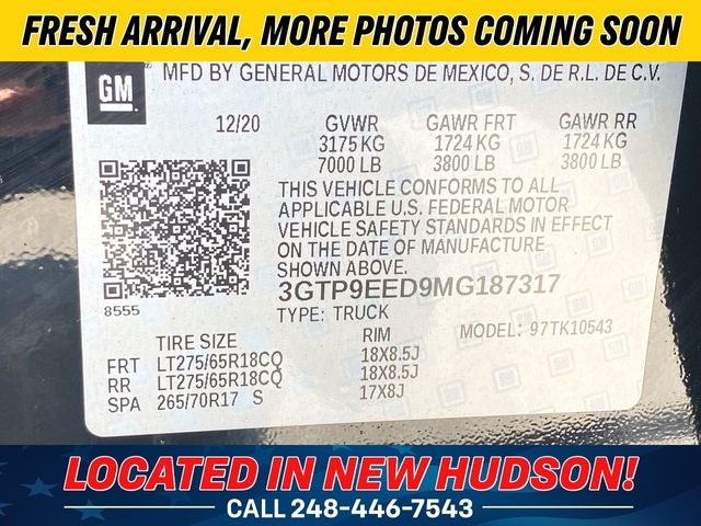 2021 GMC Sierra 1500 AT4
