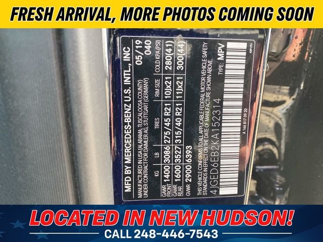 2019 Mercedes-Benz GLE GLE 43 AMG® 4MATIC®