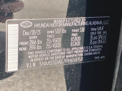 2023 Hyundai SANTA FE Calligraphy