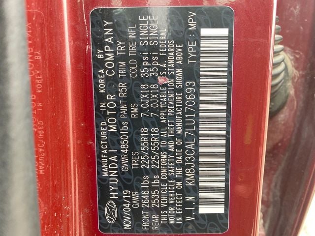 2020 Hyundai TUCSON Limited