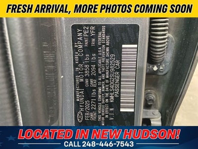 2025 Hyundai ELANTRA SEL Convenience