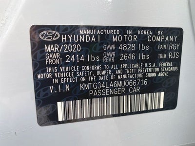 2021 Genesis G70 2.0T