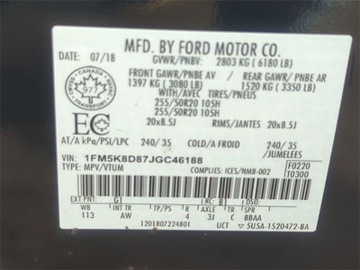 2018 Ford Explorer XLT