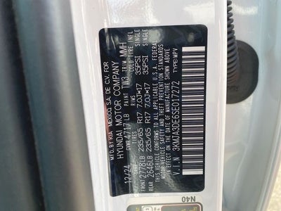 2025 Hyundai TUCSON SE