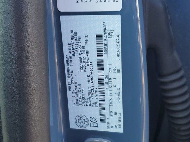 2025 Ford Escape Platinum