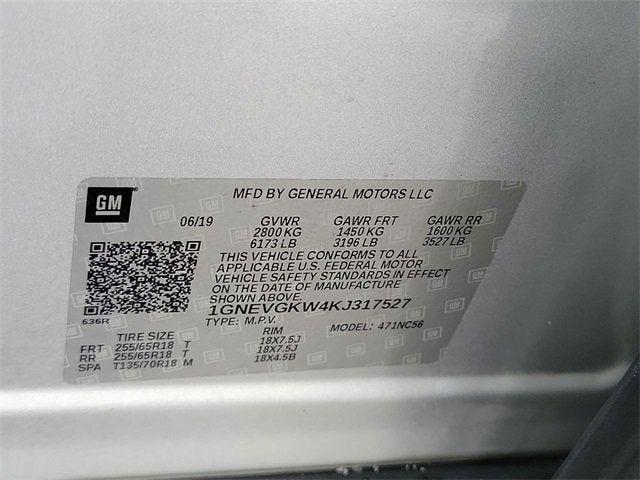 2019 Chevrolet Traverse LT Cloth