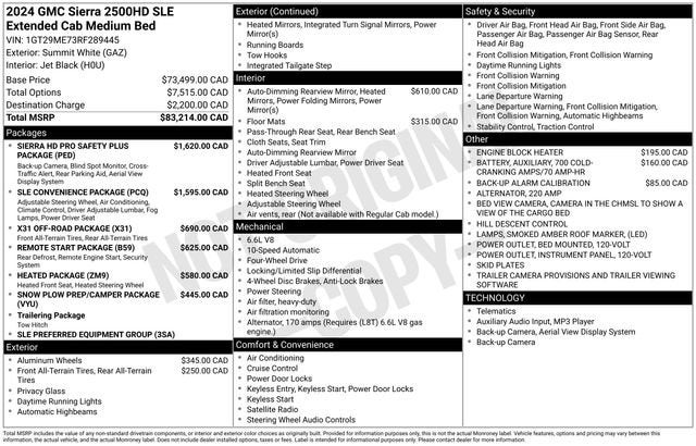 2024 GMC Sierra 2500 HD SLE