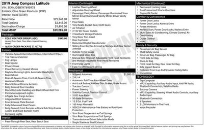 2019 Jeep Compass Latitude 4x4