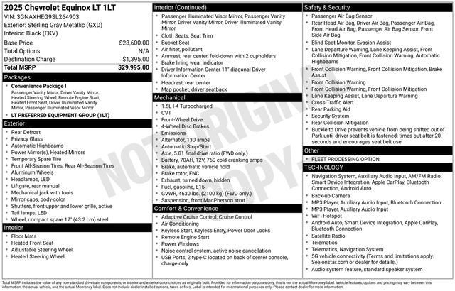 2025 Chevrolet Equinox LT