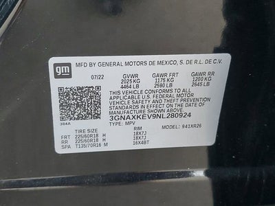 2022 Chevrolet Equinox LT