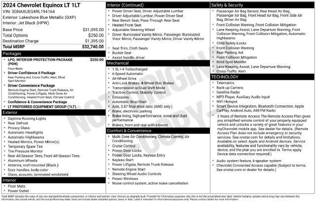 2024 Chevrolet Equinox LT