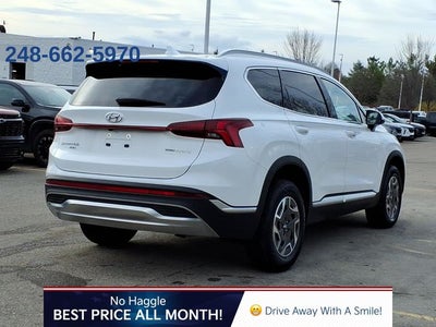 2021 Hyundai SANTA FE HYBRID Blue