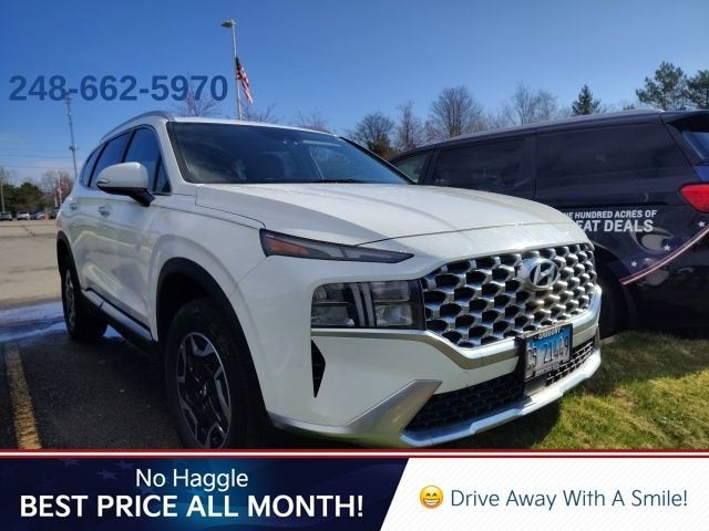 2021 Hyundai SANTA FE HYBRID Blue