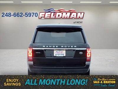 2015 Land Rover Range Rover 5.0L V8 Supercharged Autobiography Black