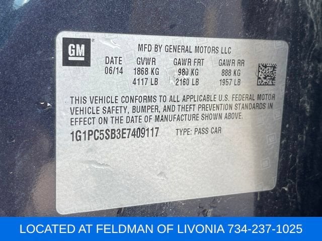 2014 Chevrolet Cruze 1LT