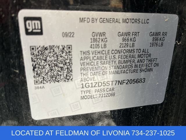 2022 Chevrolet Malibu LT