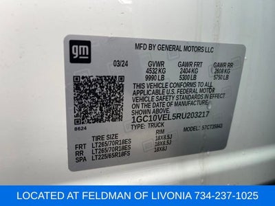 2024 Chevrolet Silverado EV Work Truck