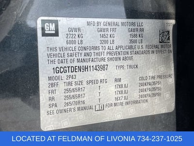 2017 Chevrolet Colorado 4WD Z71