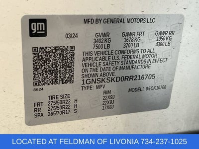 2024 Chevrolet Tahoe Premier