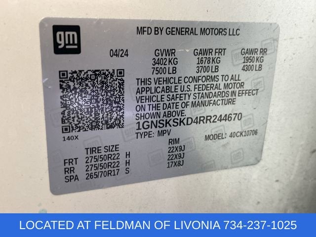 2024 Chevrolet Tahoe Premier