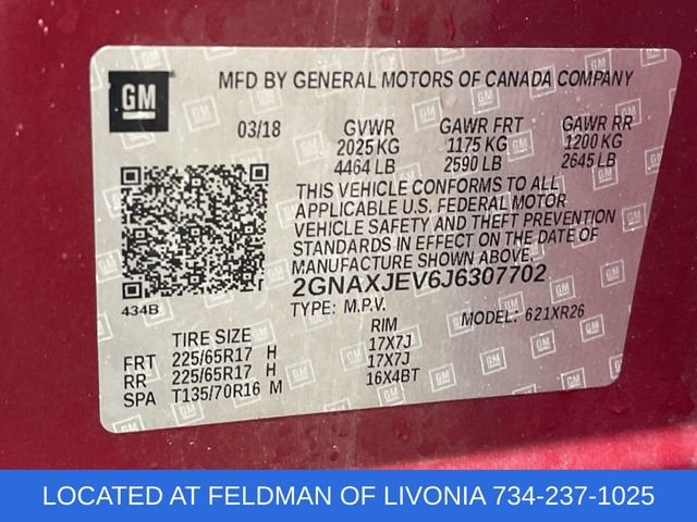 2018 Chevrolet Equinox LT