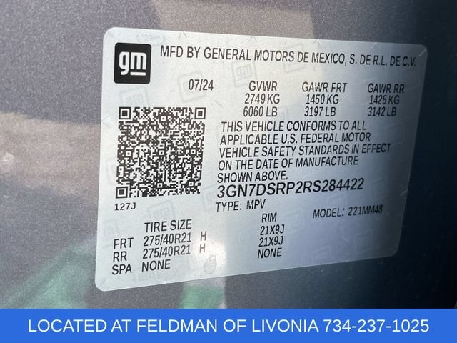 2024 Chevrolet Equinox EV 2RS