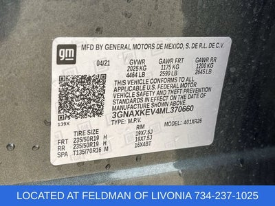 2021 Chevrolet Equinox LT