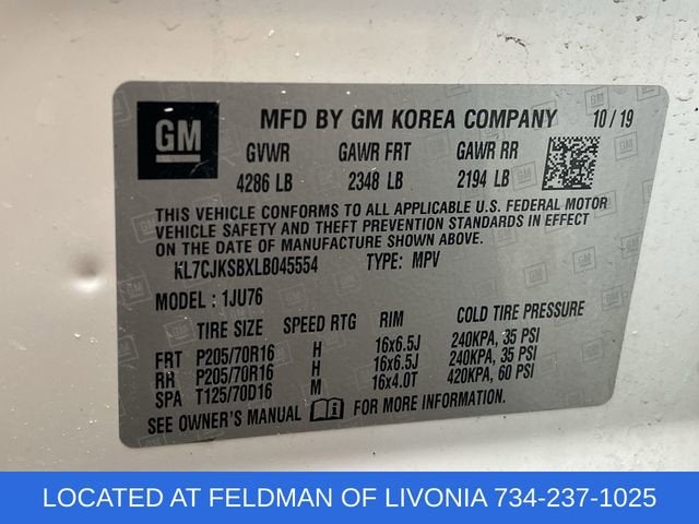 2020 Chevrolet Trax LS